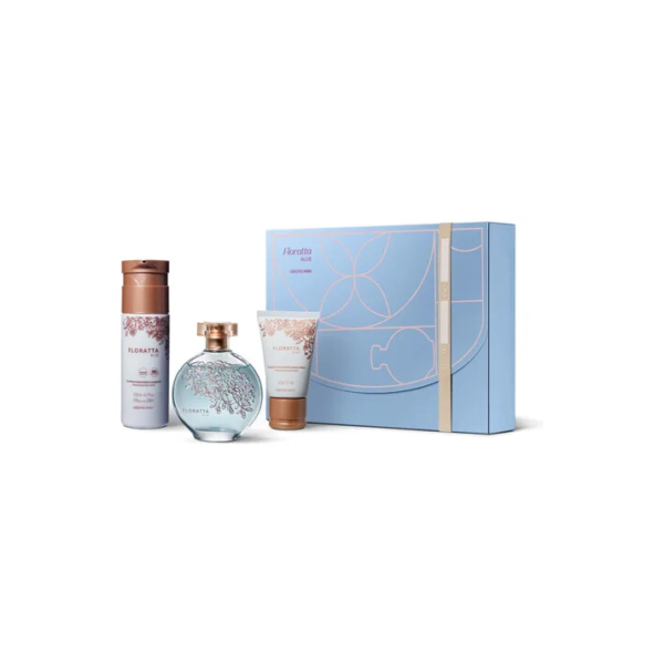 Kit Presente Floratta Blue: Deo Colônia 75ml + Loção 200ml + Creme 50g