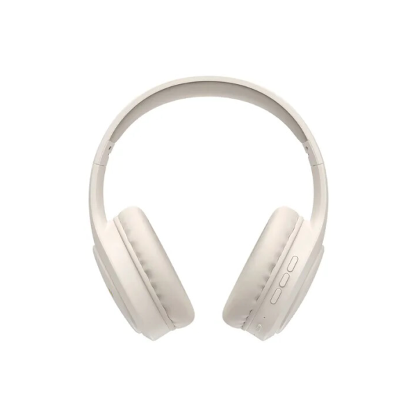 Fone De Ouvido Headphone Dapon H02d Bluetooth 5.1 Over-ear 22 Horas De Bateria Bege