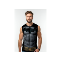 Camiseta Dry Fit Masculina UV 50+ Armadura Batman Estampada Academia Corrida Treino Casual