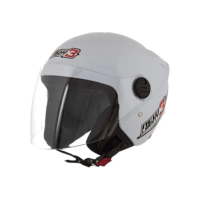 CAPACETE ABERTO PRO TORK NEW LIBERTY 3 SOLID BRANCO TAM. 60