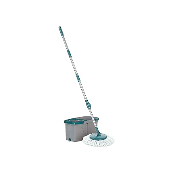 Mop Giratório Duas Águas, Balde 3 litros com cesto plastic, MOP7504, Flash Limp