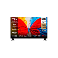 Smart TV TCL 32 Polegadas HD QLED S5K WiFi Bluetooth Google TV 2 HDMI HDR10 Dolby Audio 32S5K