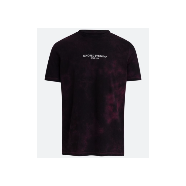 Camiseta Estampa Tie Dye Ignored Everyday Preto