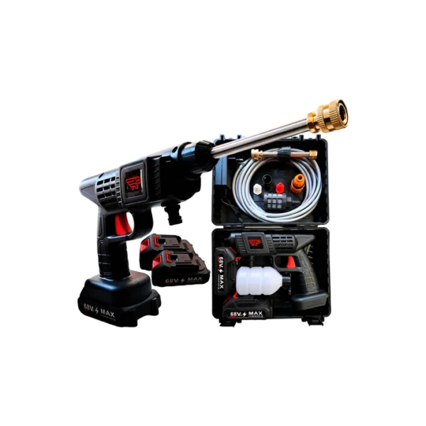 Pistola Lavadora De Alta Pressão C/ 2 Baterias Recarregavel