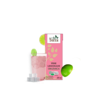 PODER DA TERRA - Limonada Orgânica com Framboesa - Bebida Natural, Sem Conservantes, Sem Glúten - Ingredientes Naturais - 200ml