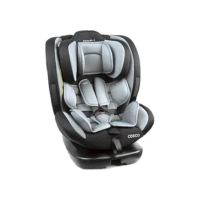 Cosco Kids, Cadeirinha Evolutty 360 X, 0 a 36kg, com Giro 360º e Isofix, Cinza Mescla