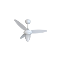 Ventisol Ventilador de teto wind br 3p inj branco c/r inverter bivolt