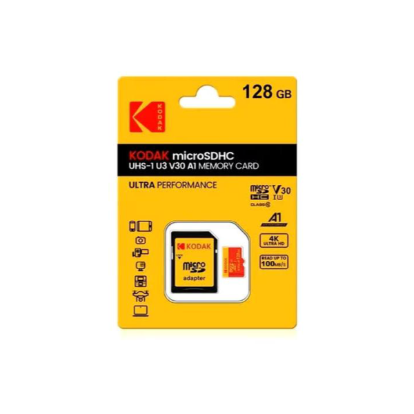 Cartão de Memoria Micro SD - Kodak 128 GB