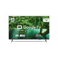 Smart TV Philips 70" 4K 70PUG7408/78, Google TV, Comando de Voz, Dolby Vision/Atmos, VRR/ALLM, Bluetooth