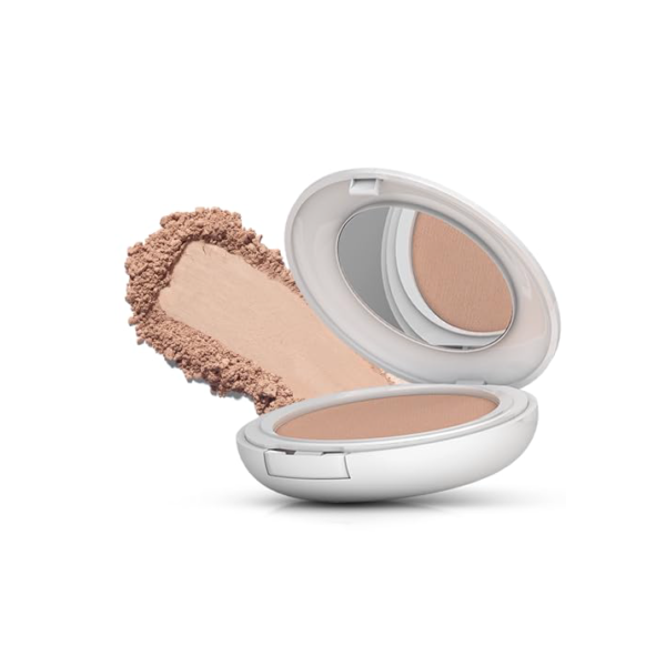 MANTECORP - Protetor Solar Facial em Pó Compacto Episol FPS 50 - Protege a Pele e Retoca a Maquiagem, Reduz Brilho por Até 6h - Tom 2 Claro - 10g