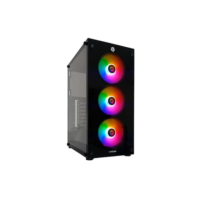 Gabinete Gamer HAYOM GB1769, Mid Tower, Lateral em Vidro, 3X Fans, Preto - GB.17.10.69