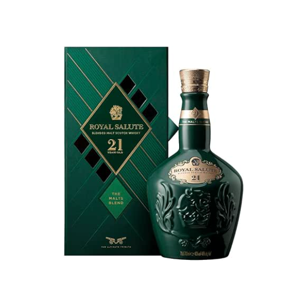 Whisky Escocês Blended 21 Anos Royal Salute The Malts Blend Garrafa 700ml