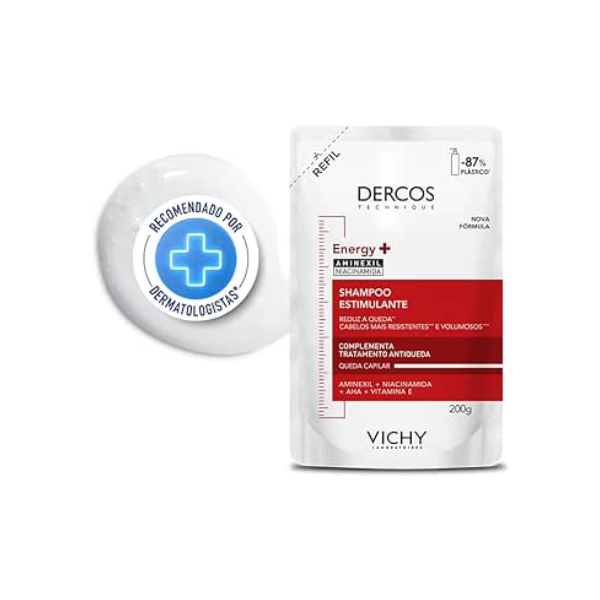 Vichy Dercos Refil Shampoo Energy+ 200G