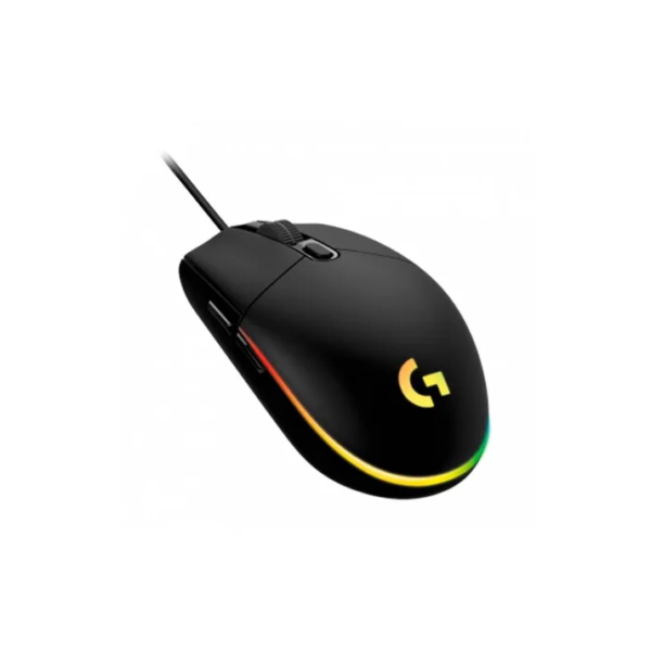 Mouse Gamer Logitech G203 RGB LIGHTSYNC, até 8.000 DPI, Preto