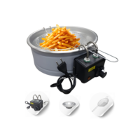 Fritadeira Elétrica Inox Tacho 5 Litros