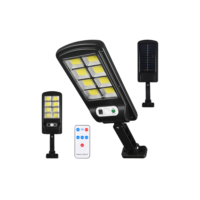 Luminária Solar Poste Rua Refletor  200W Sensor Movimento Prova D' Água Controle
