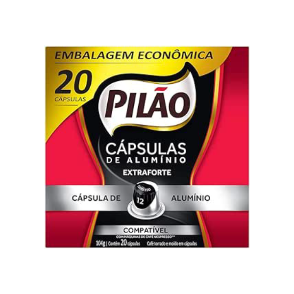 Café Pilão Cápsula Extraforte - 20 unidades - 104 gramas