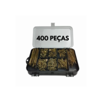 Kit 400 Peças Parafusos e Buchas com Organizador – Multiuso