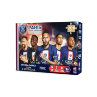 QUEBRA CABEÇA COLECIONAVEL 200 PÇ - 5 ESTRELAS - PSG - MIMO BRINQUEDO