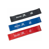 Kit Mini Band Muvin - Faixas Elásticas Circulares Com 3 Tensões - Diferentes Intensidades de Resistência - Elásticos Para Musculação - Exercícios - Força - Treino Funcional - Academia - Ginástica