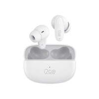 I2GO, Fone de Ouvido, Bluetooth 5.3, TWS, Air Buds GO 2.0, Controle Touch, 40 Horas totais de Bateria, Microfone com ENC, Isolamento Acústico, Branco, i2GO Plus