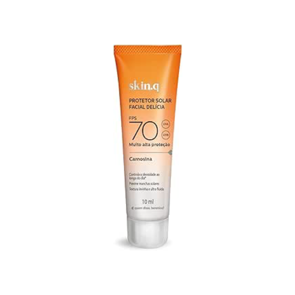 Protetor Solar Facial Delícia FPS 70 skin.q 10ml