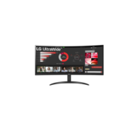 Monitor LG UltraWide™ Curvo – Tela VA de 34”, WQHD 3440 x 1440, 21:9, sRGB 99%, HDR10, PBP, 100Hz, AMD FreeSync™ - 34WR50QC-B - 34WR50QC-B | LG BR