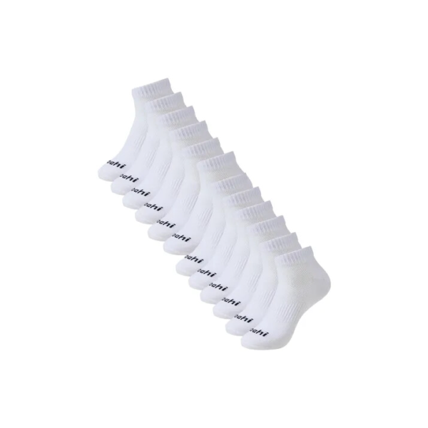 Kit 12 Pares De Meias Femininas Cano Curto Em Algodão Hoahi