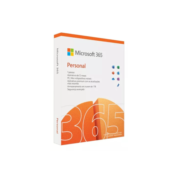 Microsoft 365 Personal Office 365 apps 1TB - 1 Usuário Assinatura Anual