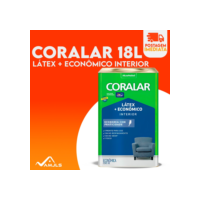 Tinta Látex Econômica Coralar Paredex Secagem Rápida 18 Litros Coral - cores | Parede, quarto, sala