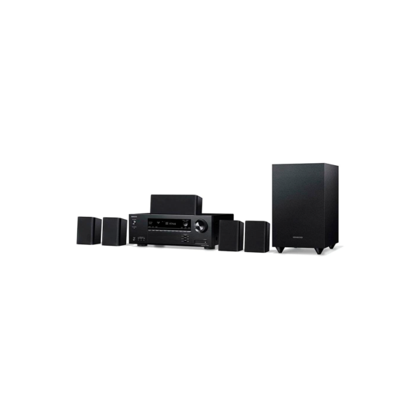Receiver e Caixas de Som Onkyo HTS-3910, 5.1 Canais, Bluetooth, 155W, Dolby Atmos, 110V - HTS-3910