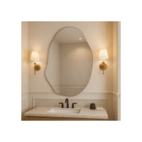 Espelho Vildrex Roma 70x50cm Lapidado Design Moderno Luxo