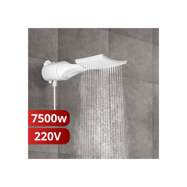 Chuveiro Ducha Eletrônica Loren Shower Ultra Lorenzetti 220v 7500w Branco