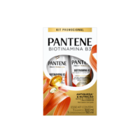 Kit Shampoo 300ml + Condicionador 150ml Pantene Pro-V Miracles Biotinamina B3 Antiqueda