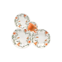 Aparelho De Jantar E Chá Donna Lírios 20 Peças Biona