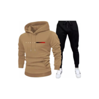 Conjunto Moletom Paris Blusa E Calça Flanelado Abrigo Preto