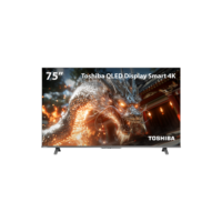 Smart TV QLED 75 4K Toshiba Google TV 4HDMI 2USB Wi-Fi