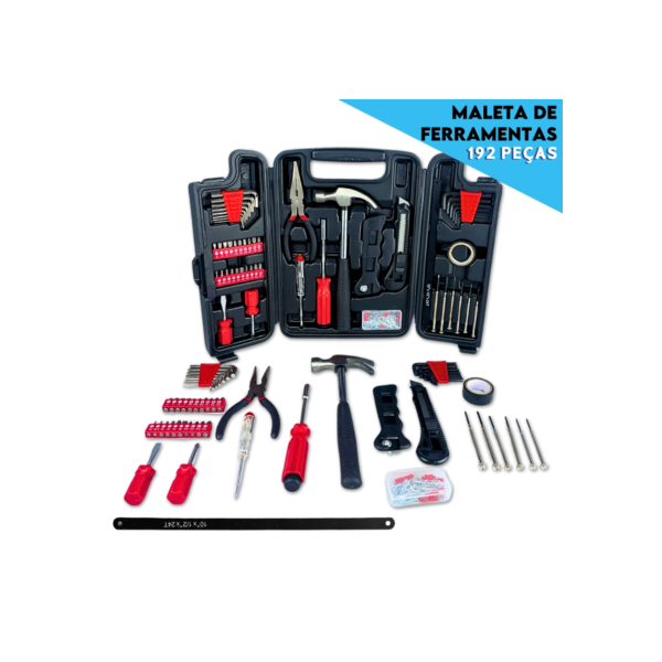 Kit de Ferramentas Com 192 Peças E Maleta Completa - Aero