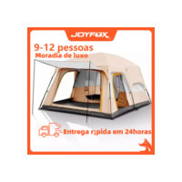 JOYFOX Barraca Camping Acampamento 9-12 Pessoas Grande Família Lux barraca 8 pessoas impermeável