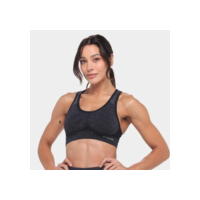 Top Selene Sport Feminino - Preto+Cinza