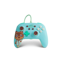 PowerA Enhanced Wired Controller for Nintendo Switch - Animal Crossing: Tom Nook, Nintendo Switch Lite, Gamepad, Game Controller, Wired Controller, Officially Licensed - Nintendo Switch