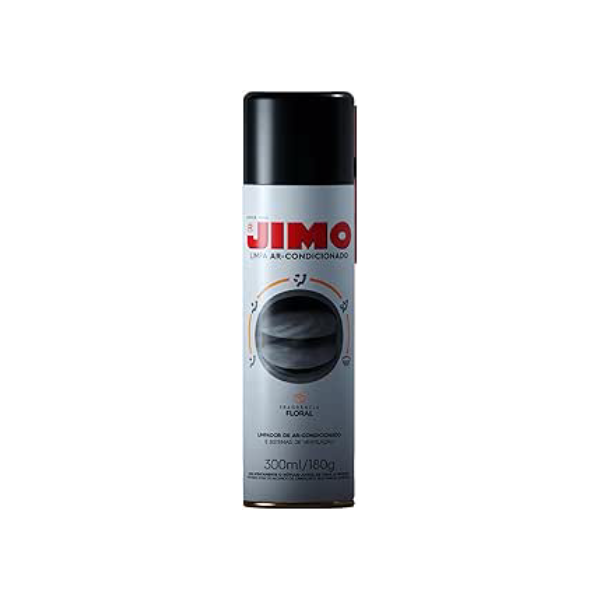 JIMO Limpa Ar Condicionado Automotivo Melhora Qualidade do Ar Puro Elimina Mau Odor Aerossol com Tubo Prolongador Mais Prático e Eficiente Floral 300ml