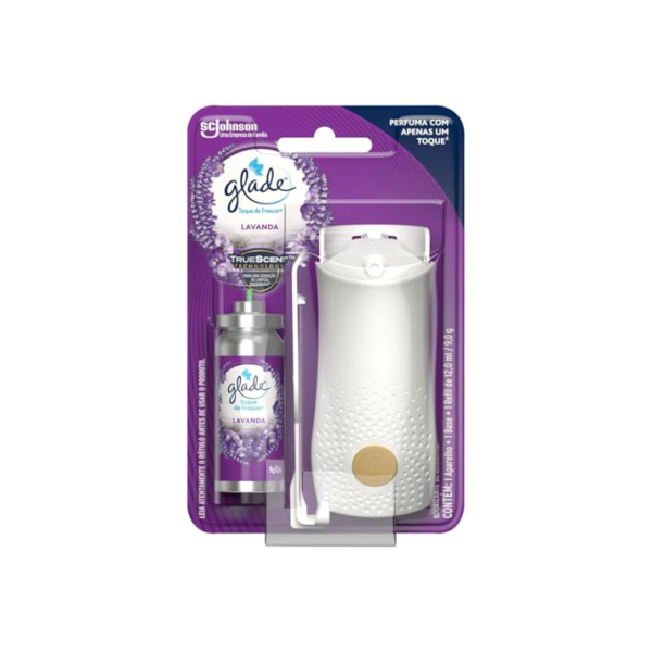 Glade Aromatizador de Ambiente Lavanda, Kit Aparelho e Refil, Odorizador de Ambiente, 2ml