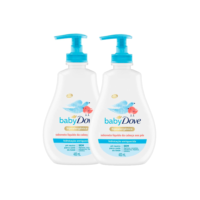 Kit 2 Sabonete Líquido Baby Dove da Cabeça aos Pés Hidratação Enriquecida 400ml