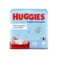 Huggies Fralda Tripla Proteção P 46 Un