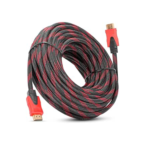 Cabo Hdmi 20 Metros Ultra Hd 4k 30-60hz 19 Pinos Ouro Nylon