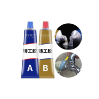 Cola De Reparo Industrial Soldagem A Frio Resistente Ao Calor Pasta De Metal AB Adesivo Para Agente De Fundição