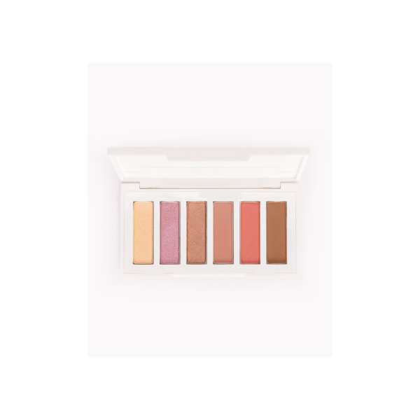paleta de sombras essencial 6 cores beleza cea