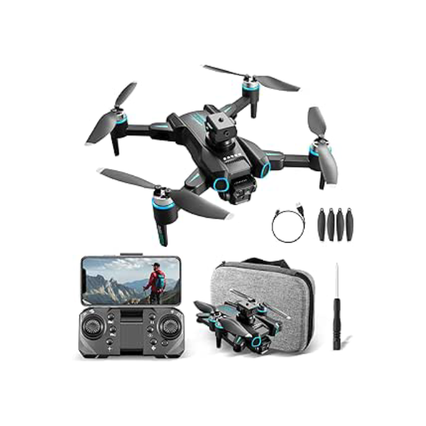 Drone Com Camera Drone Profissional 4K HD Câmeras Fluxo óptico FPV Mini Controle Remoto Quadricóptero Bolsa De Transporte GN-503