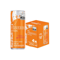 Pack de 4 Latas Red Bull Energético, Morango & Pêssego, 250ml